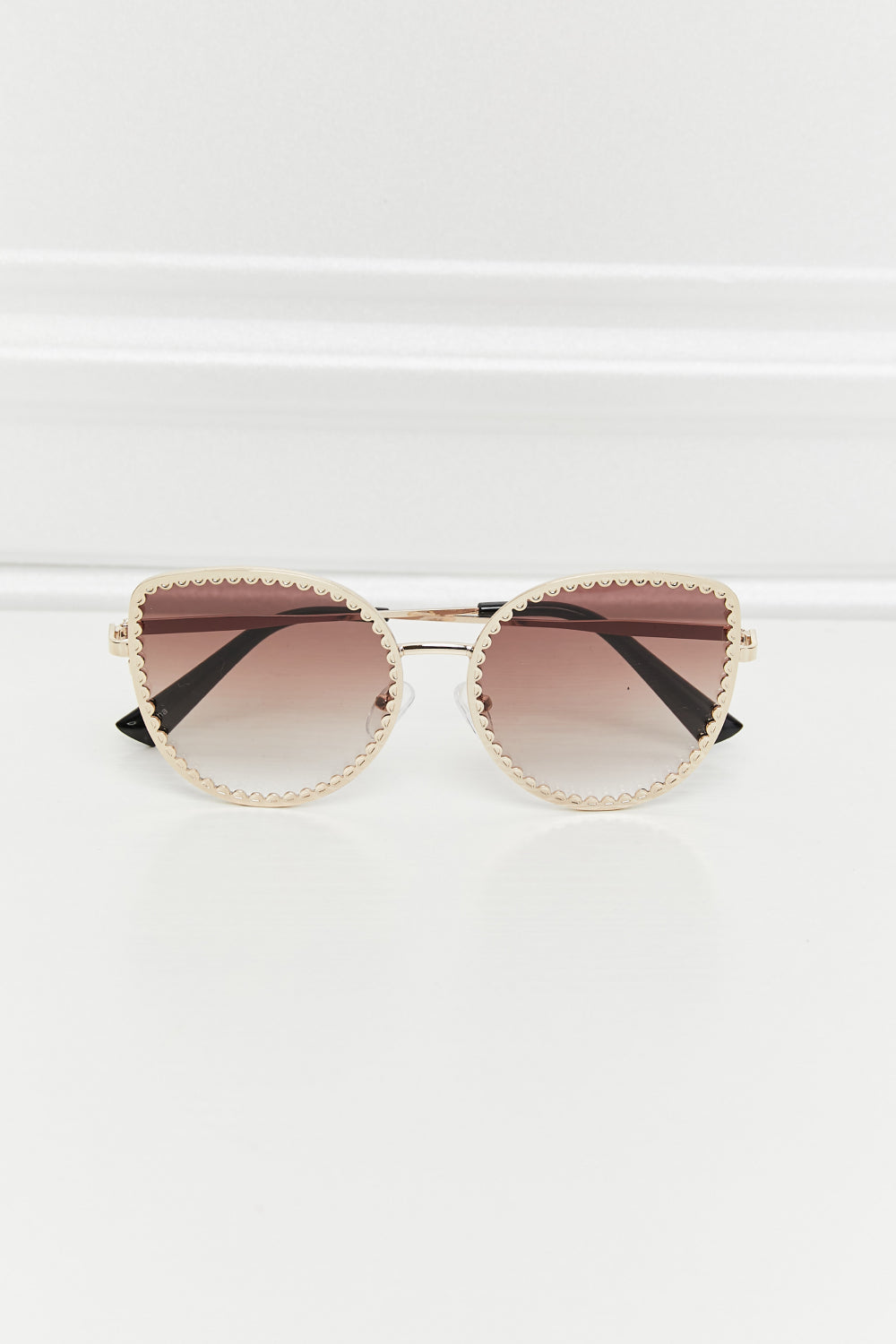 The Isabella Full Rim Metal Frame UV Sunglasses