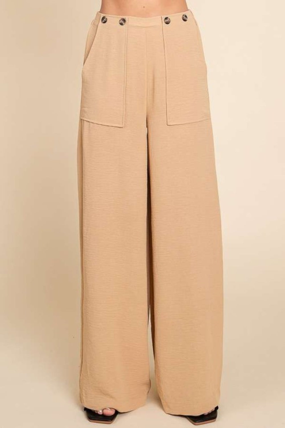 Culture Code High Waist Wide Leg Cargo Pants