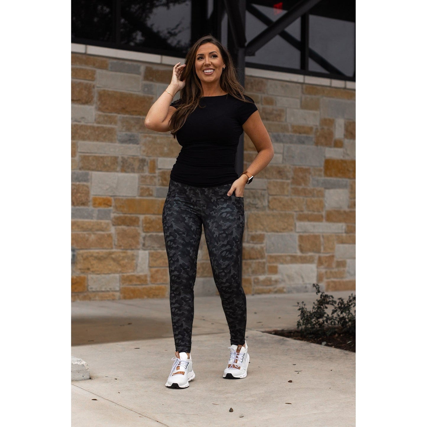 Army Camo Full-Length + Pocket - Luxe Leggings