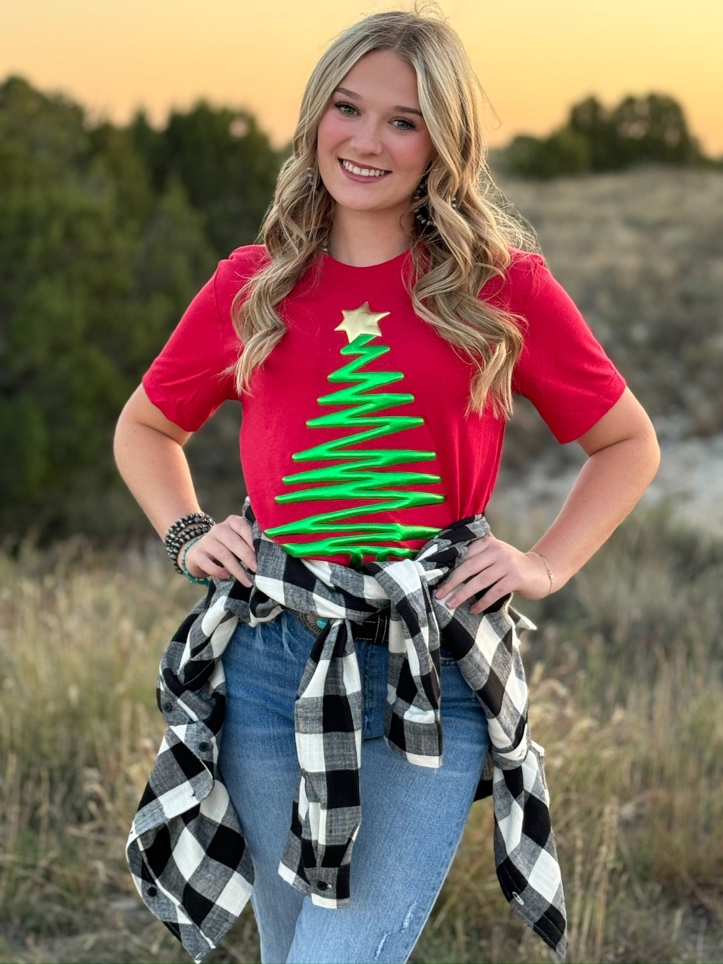 Puff Christmas Tree Graphic Tee or Sweatshirt