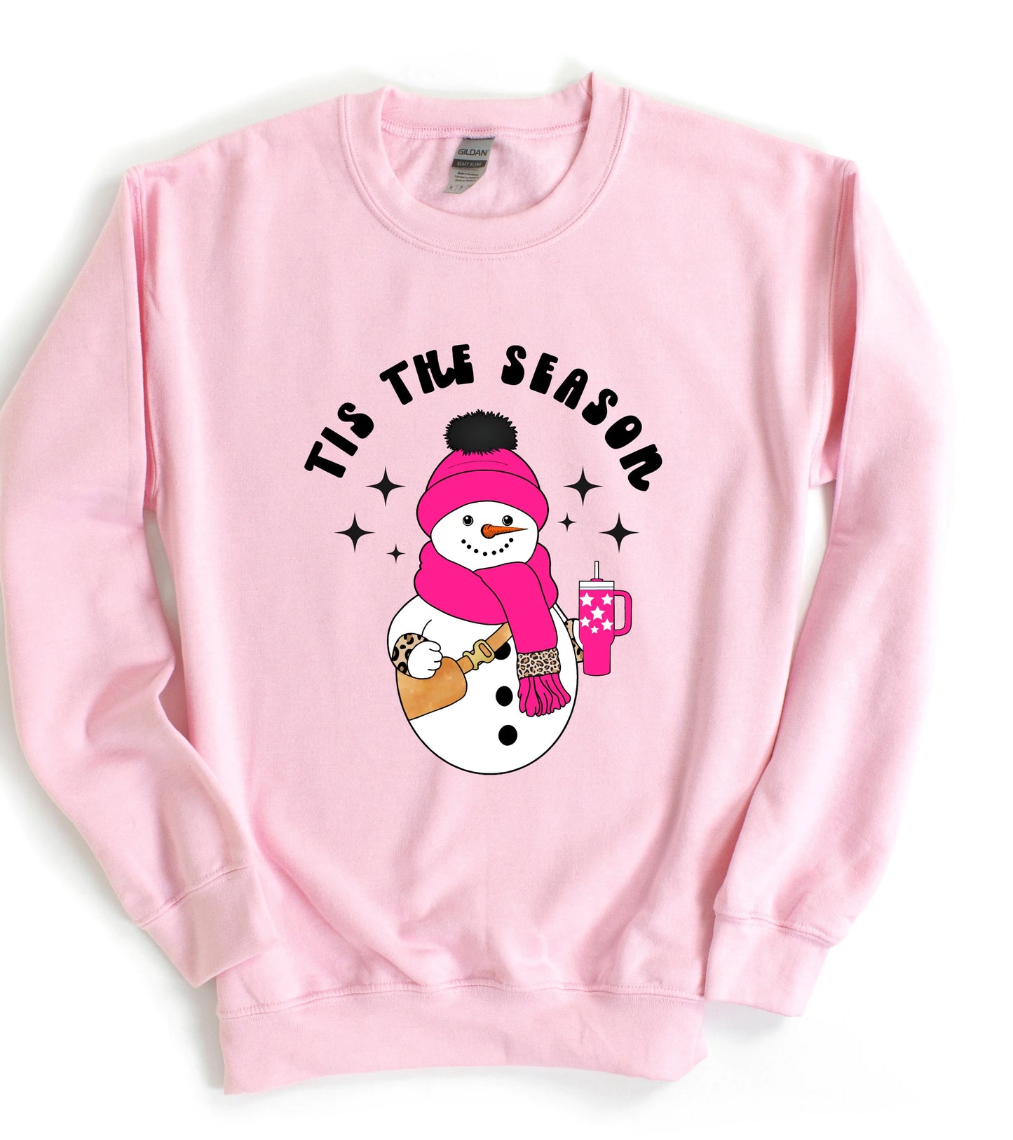 Tis The Season Snowman Graphic Sweatshirt
