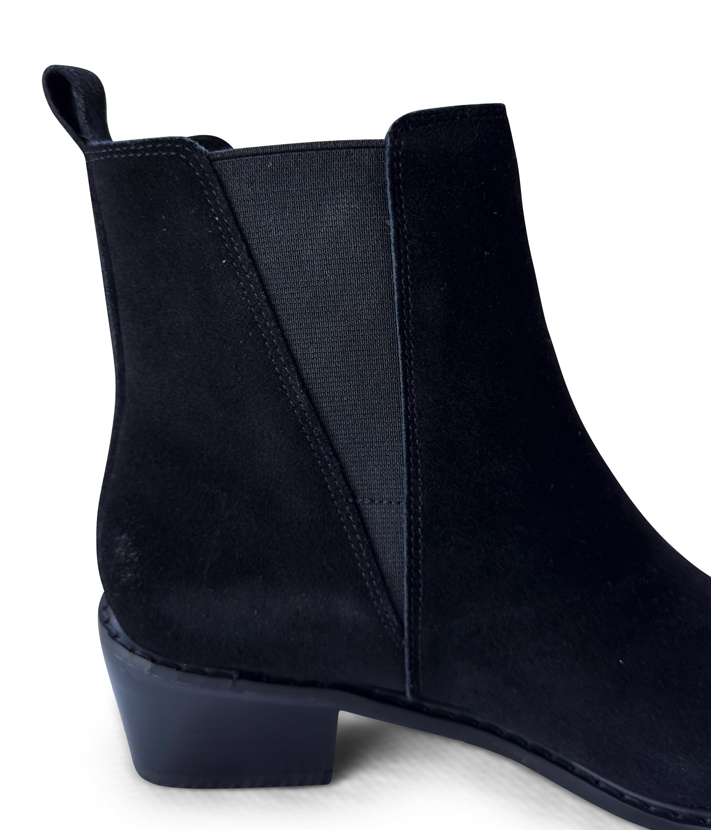 Wylie Suede Ankle Boot in Black by Naughty Monkey