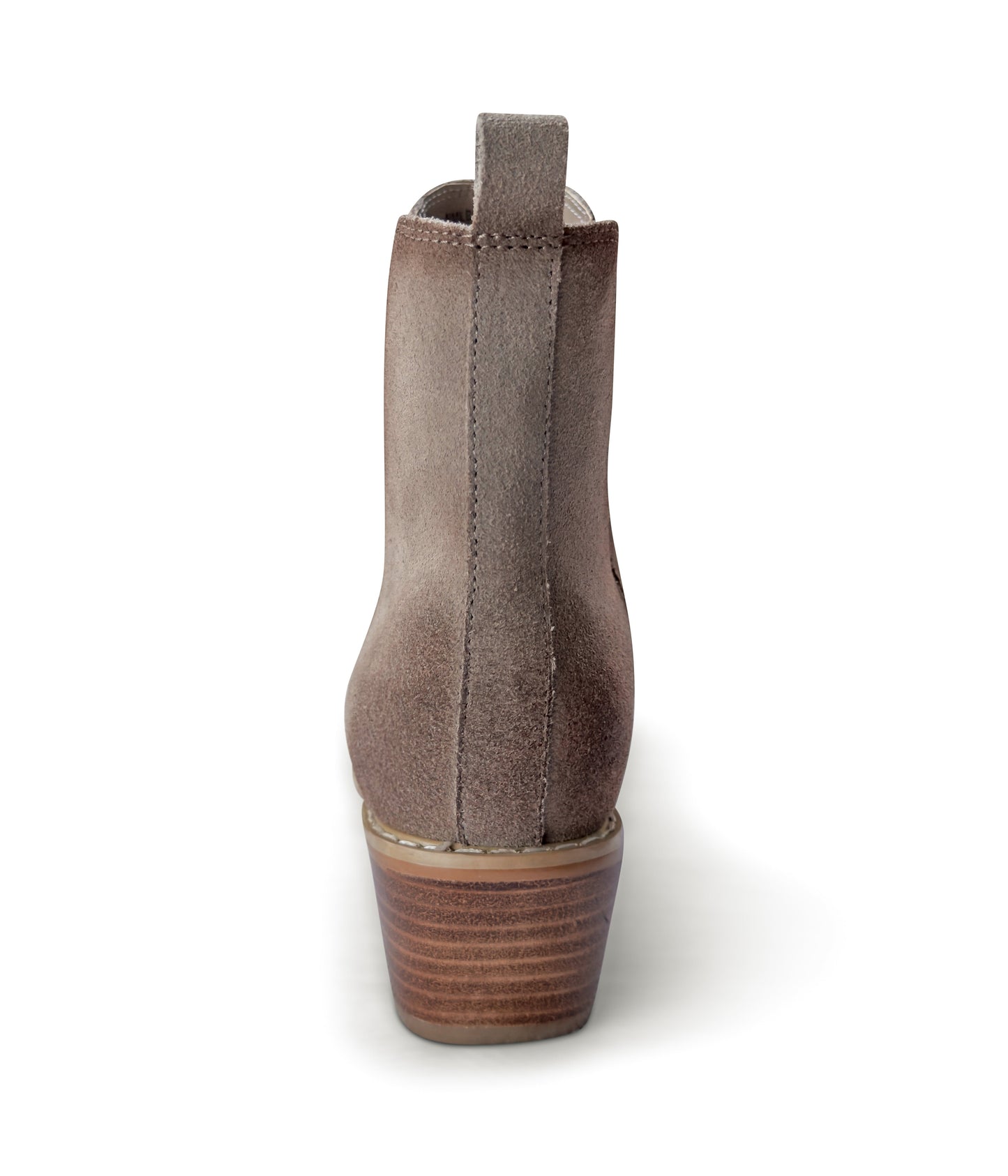 Wylie Suede Ankle Boot in Taupe by Naughty Monkey