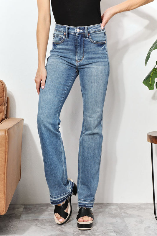Judy Blue Full Size High Waist Bootcut Jeans with Pockets