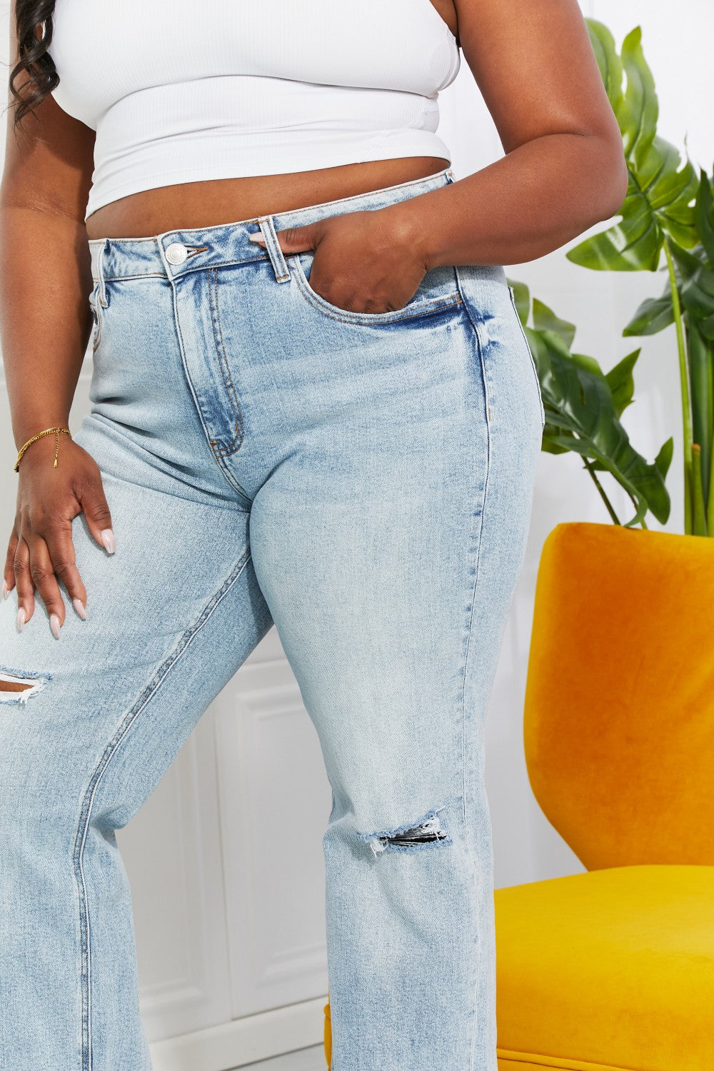 Vervet by Flying Monkey Full Size Allie 90's Dad Jeans