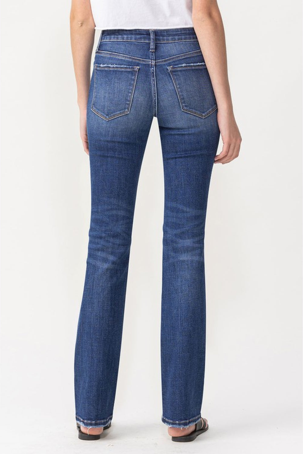 Lovervet by VERVET Full Size Rebecca Midrise Bootcut Jeans