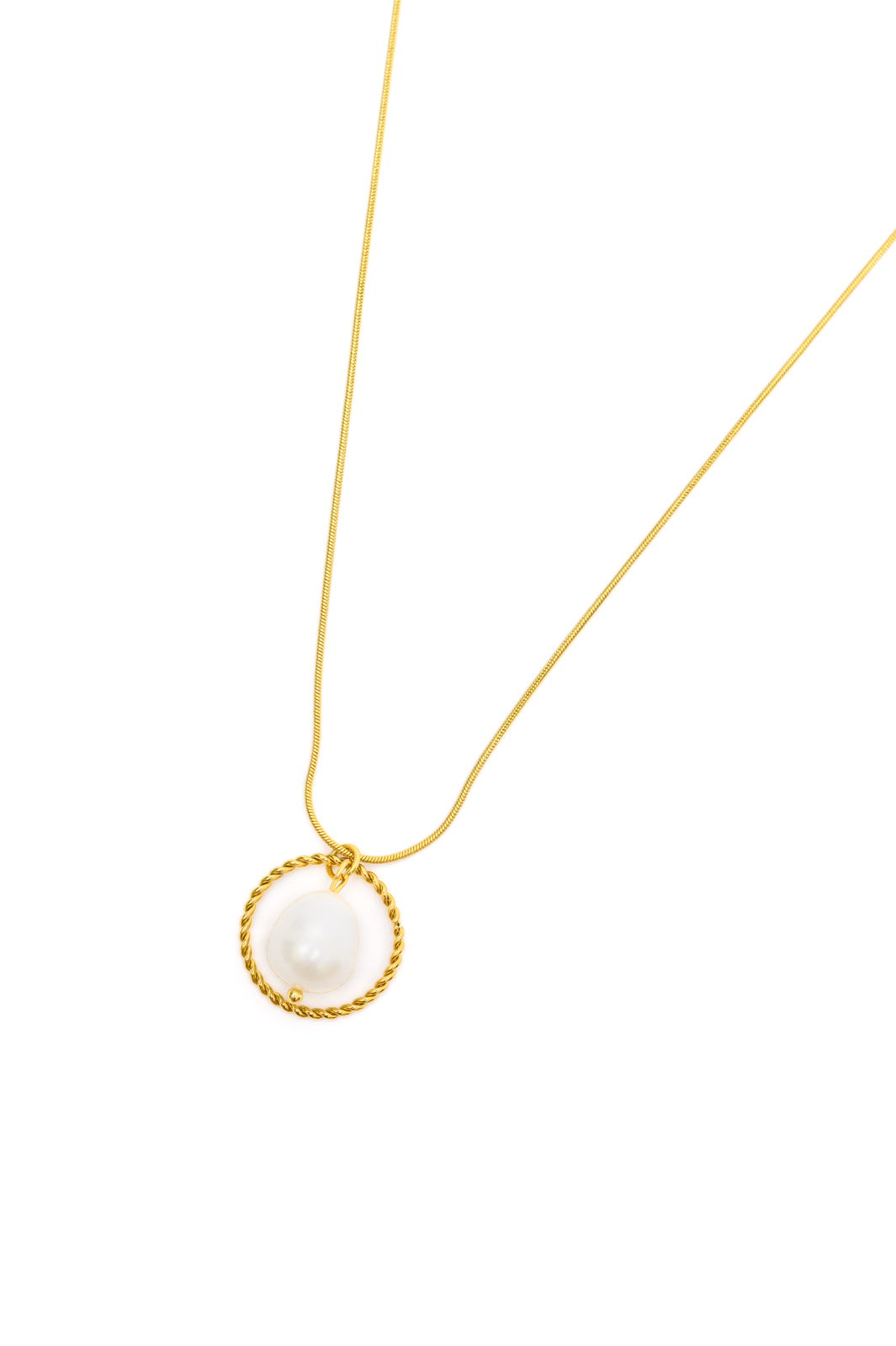 Waterproof Jewelry: Center of the World Pearl Pendant Necklace