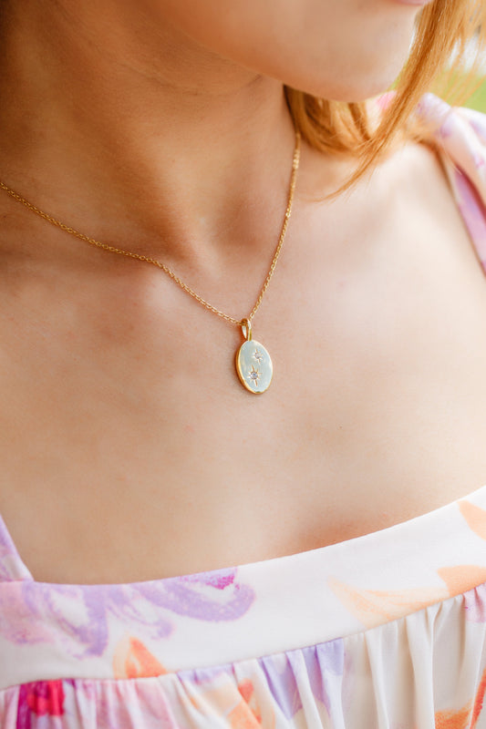 Waterproof Jewelry: Guiding Starlight Pendant Necklace