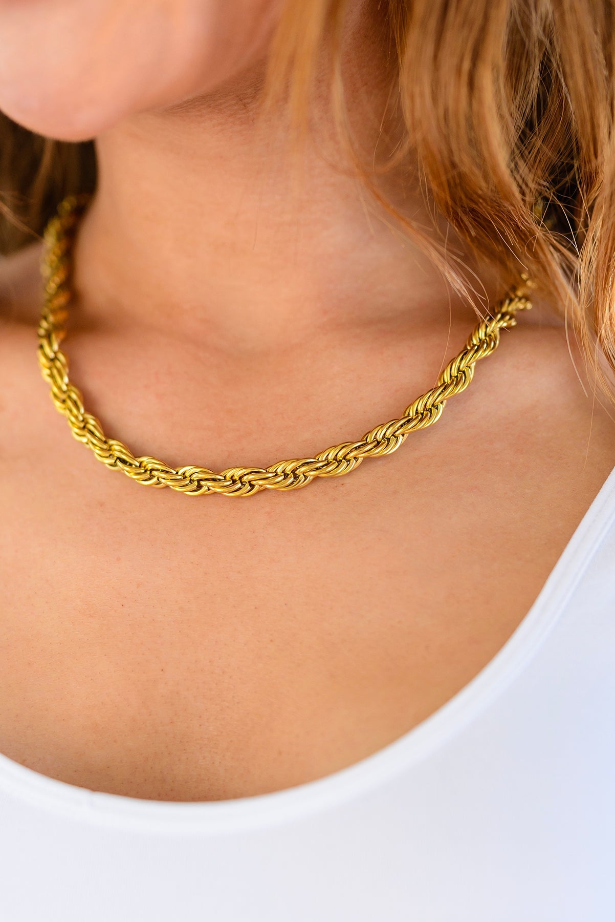 Waterproof Jewelry: Midas Touch Classic Rope Chain