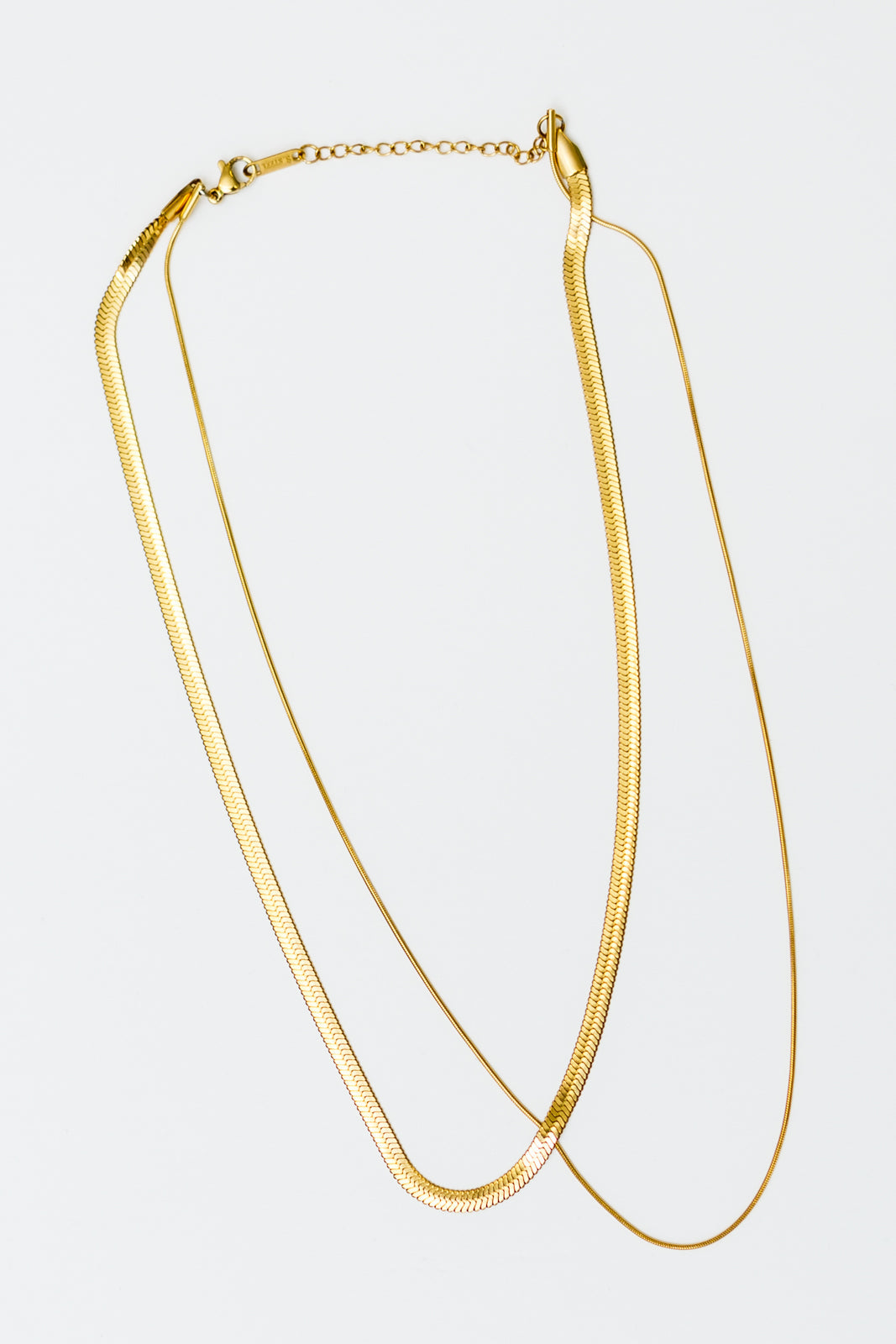 Waterproof Jewelry: Noontide Double Chain Necklace