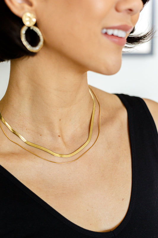 Waterproof Jewelry: Noontide Double Chain Necklace