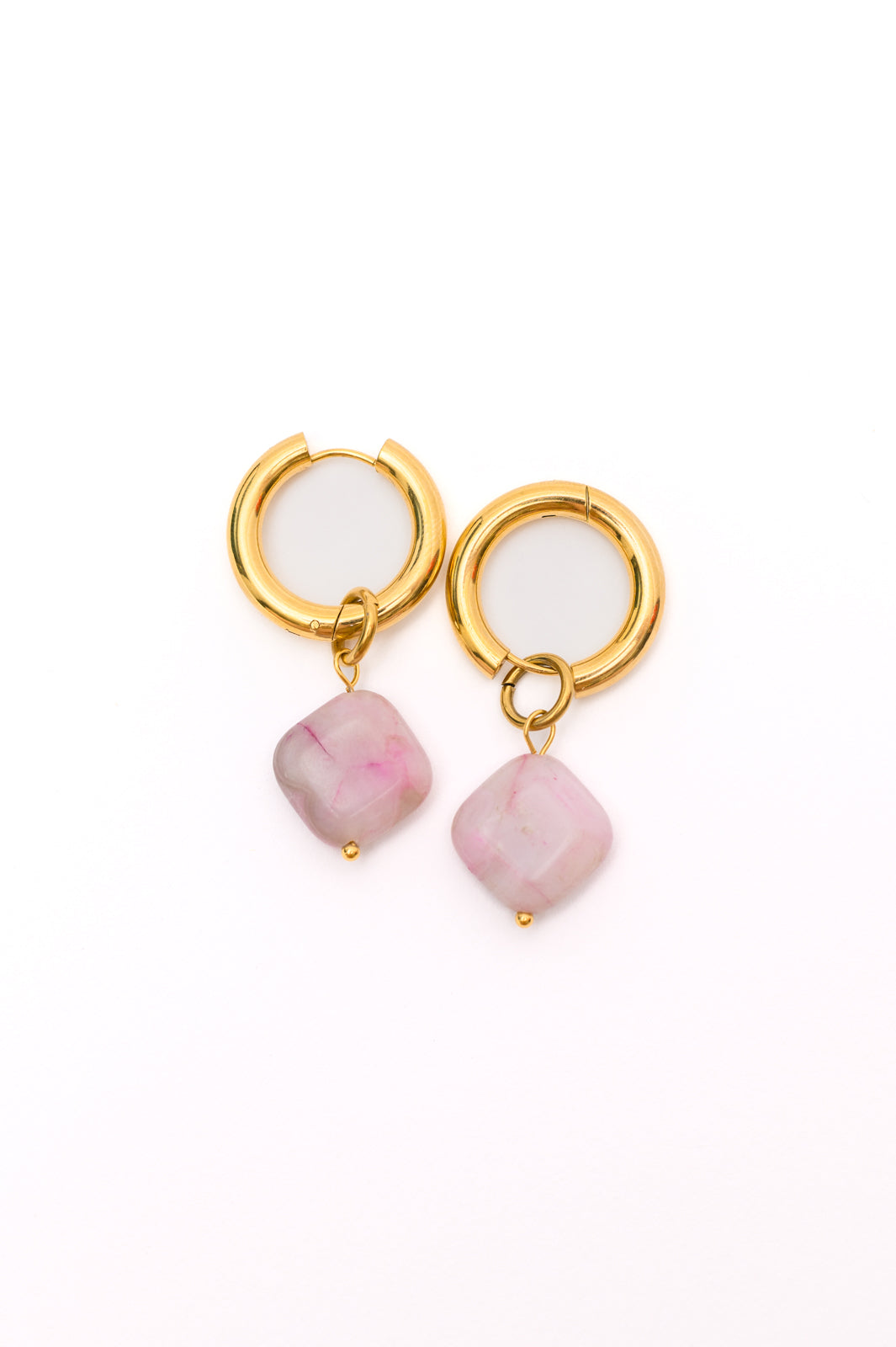 Waterproof Jewelry: Pink Passion Earrings