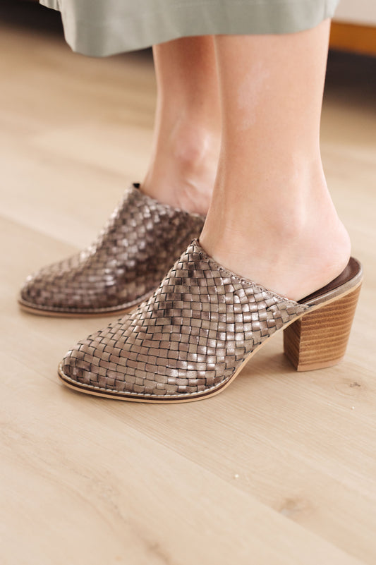 Corky’s Walk With Me Woven Mules