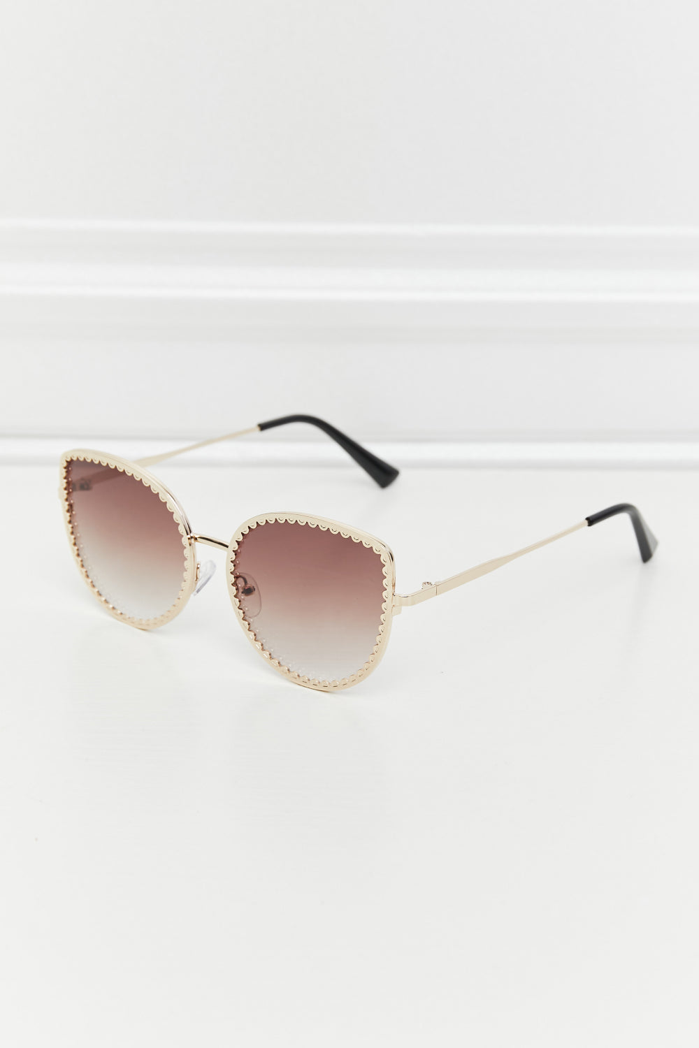 The Isabella Full Rim Metal Frame UV Sunglasses